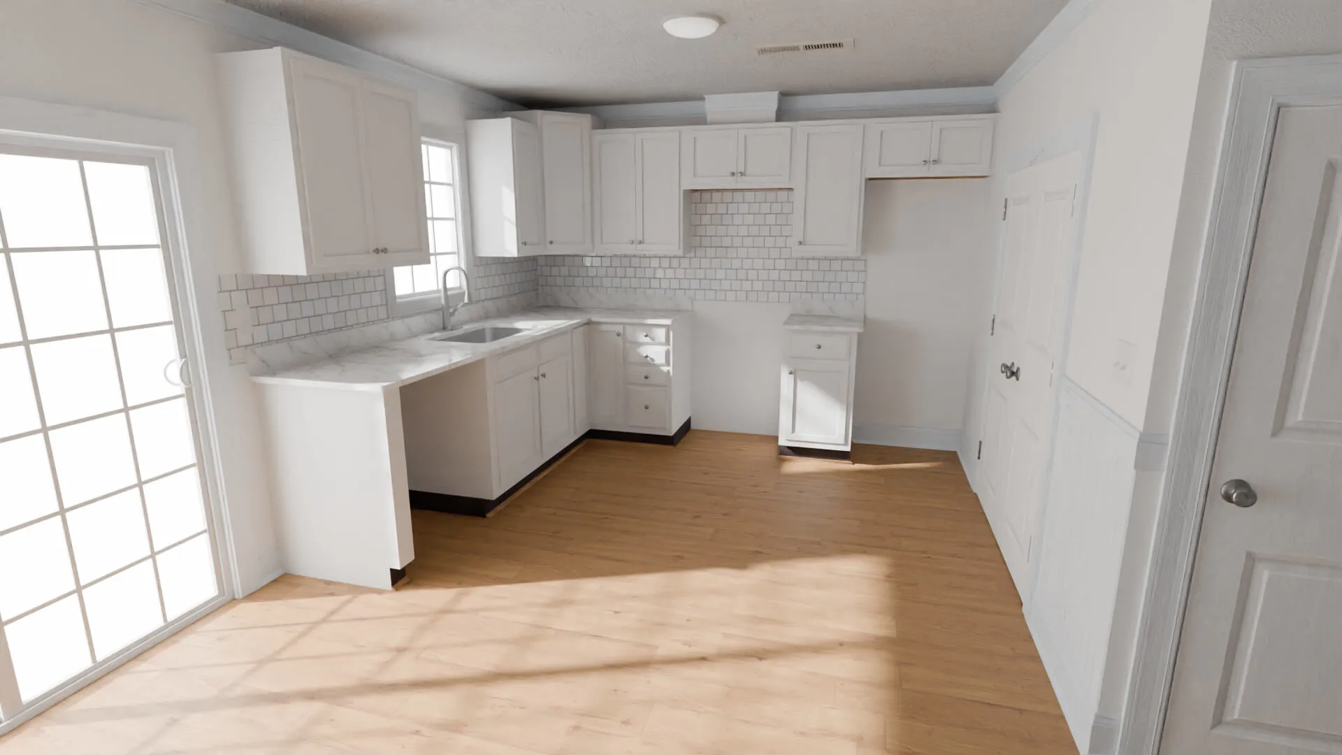 Kitchen cabinet installation project: Ikea sektion kitchen assembly st johns 03